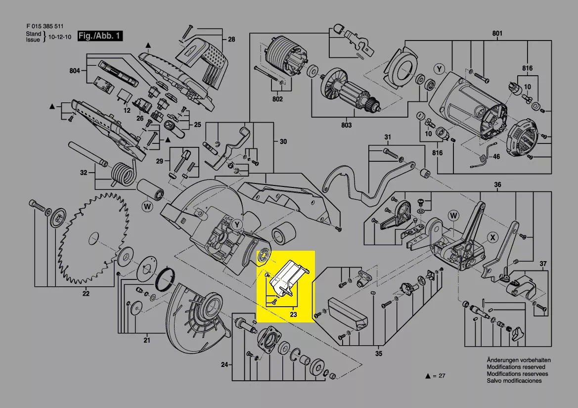 Goulotte poussière réf. 2610Z01965 Skil